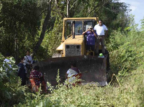 Hacen guardia para que el Tren Maya no derrumbe sus casas