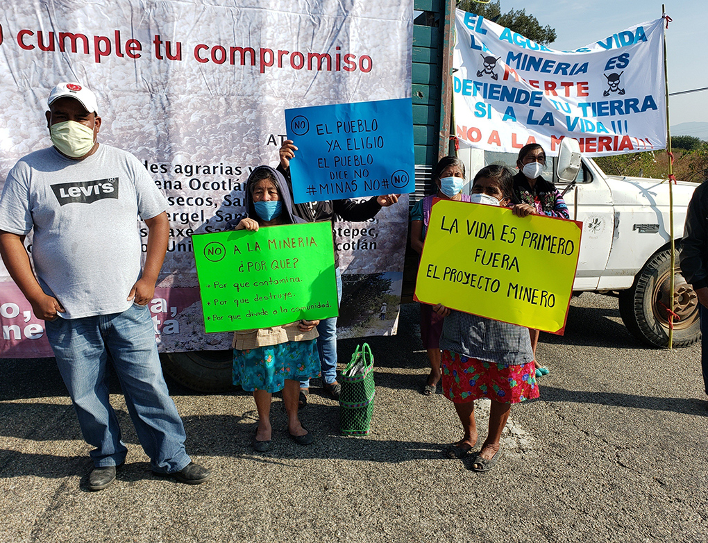 Tras bloqueo, zapotecas logran apertura de diálogo con Semanart sobre mina de Cuzcatlán (Oaxaca)