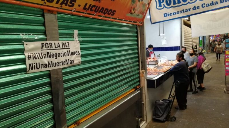 Comercios de Salamanca cierran sus puertas para exigir seguridad (Guanajuato)