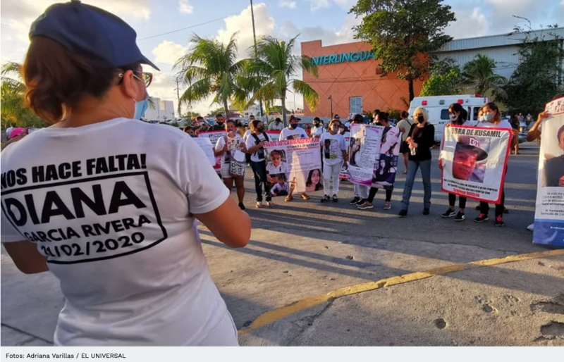 Familiares de personas desaparecidas realizan marcha pacifica en Cancún