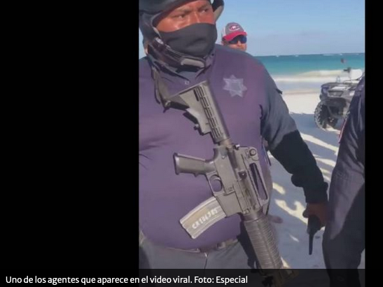 Policía de Tulum detiene a pareja gay extranjera por besarse en público