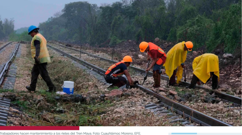 Pueblos originarios del Sur de México temen que Tren Maya genere explotación medioambiental y laboral