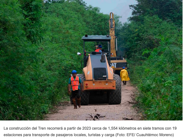 Ecocidios, el latente riesgo ambiental del Tren Maya en el sureste mexicano