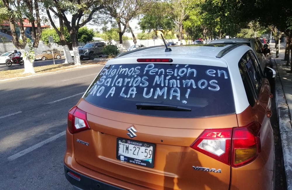 Terminarán protestas de jubilados cuando pensiones se paguen en salarios mínimos (Colima)