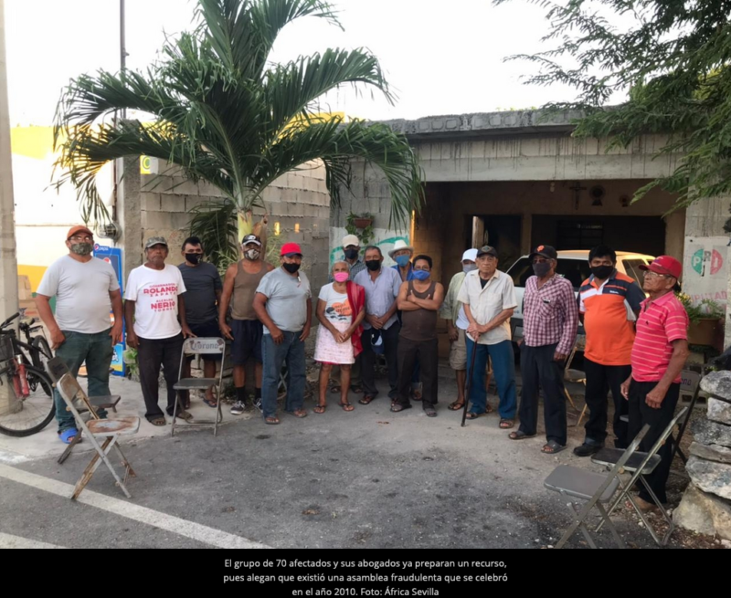 Mafia Agraria en Yucatán: Ejidatarios de Sierra Papacal son despojados de sus tierras