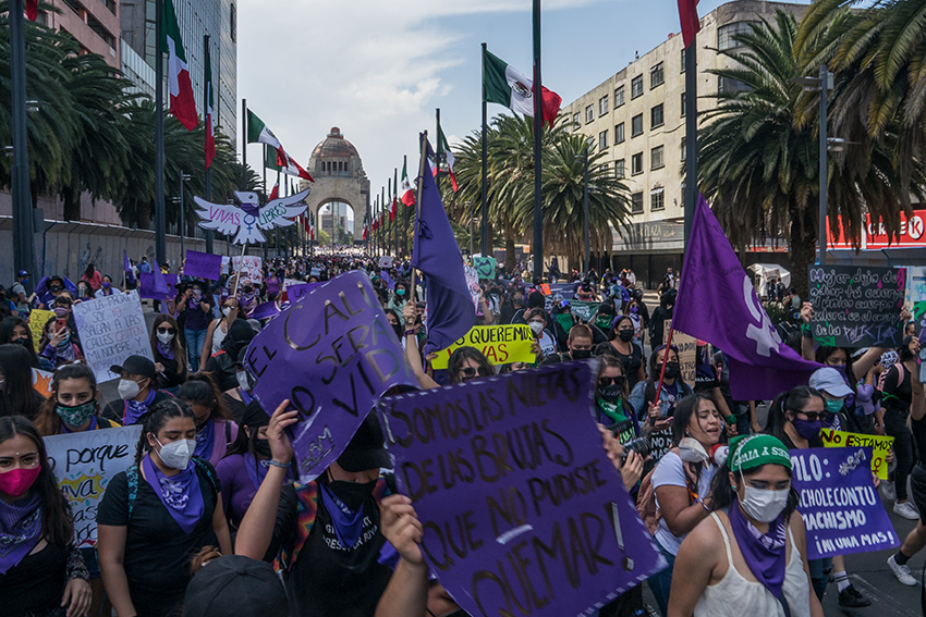 Y la protesta se esparció por la ciudad…(Ciudad de México)