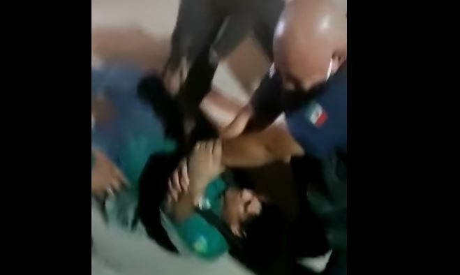 Detienen con violencia al papá de la niña abusada en Vallarta por elemento de seguridad ciudadana (Jalisco)