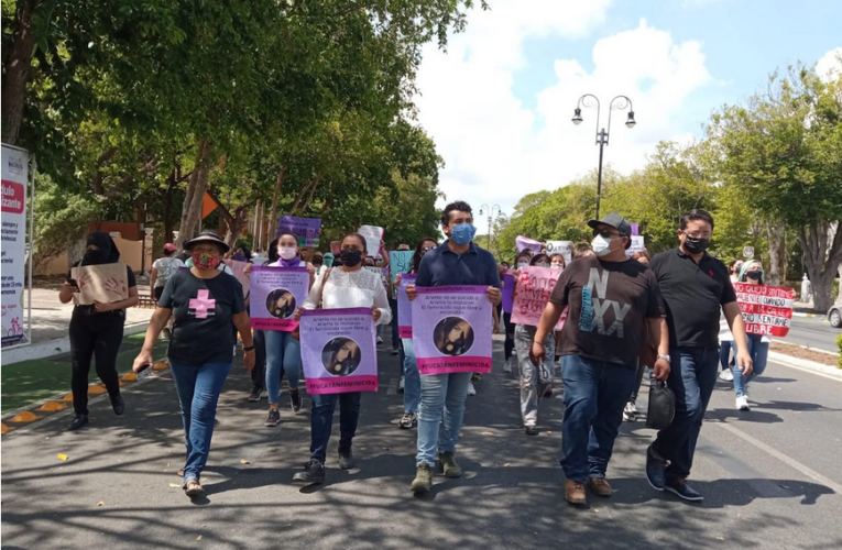 Marchan por Arlette, insisten que no fue suicidio (Yucatán)