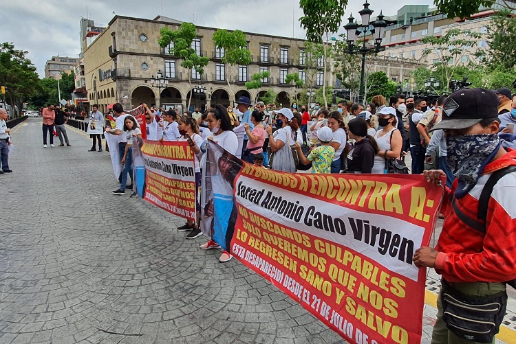 Familiares exigen resultados en búsqueda de desaparecidos (Jalisco)