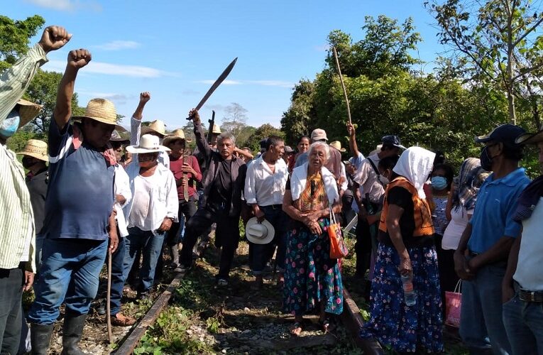 Pueblos mixes de Oaxaca “paran” trabajos del Interoceánico del Istmo; exigen cumplir demandas  (Oaxaca)