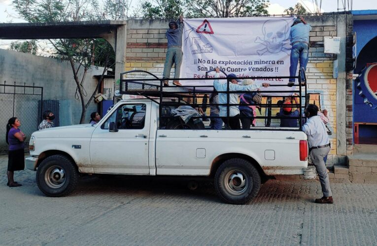 Campesinos en Oaxaca reafirman su rechazo al avance de la minería