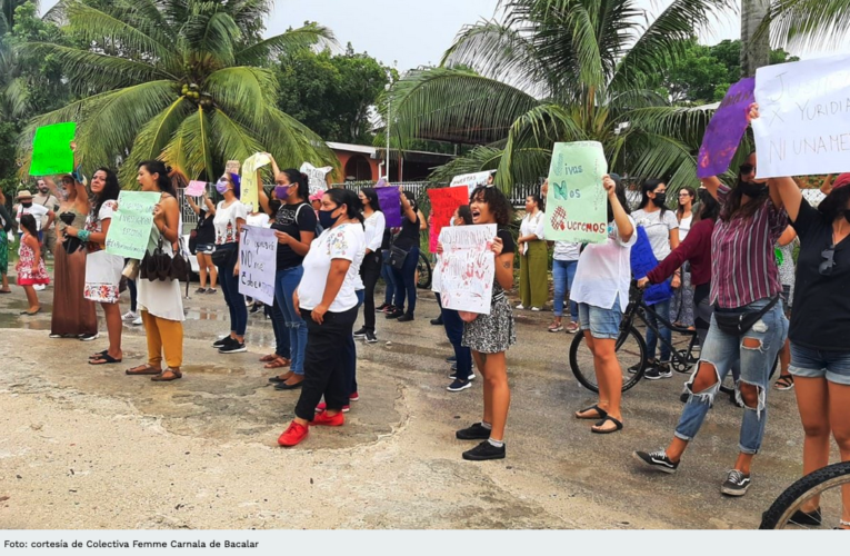 Exigen justicia por Yuridiana, joven asesinada en Bacalar, Quintana Roo