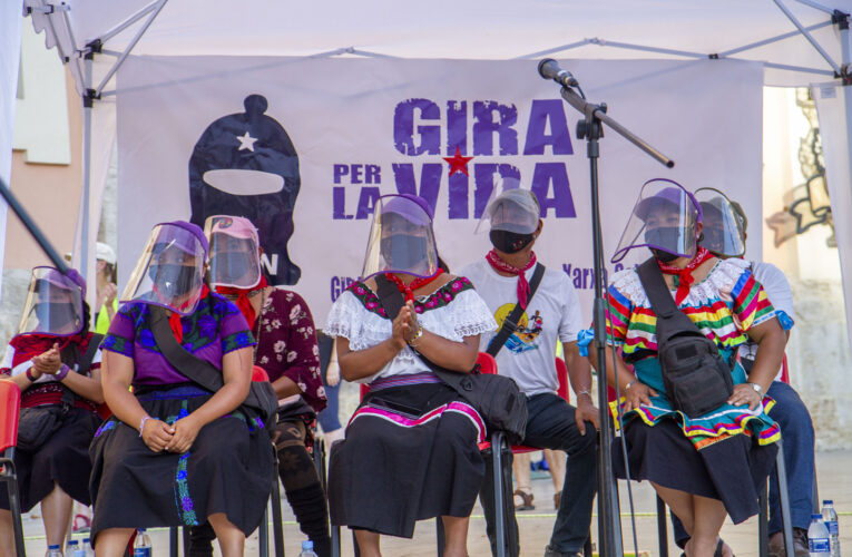 El paso zapatista por Valencia y Cataluña (FOTOGALERÍA)