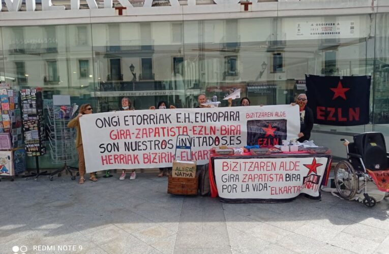 En Euskal Herria (País Vasco) organizan distintas actividades para recibir a la delegación del EZLN (VIDEOS Y FOTOS)