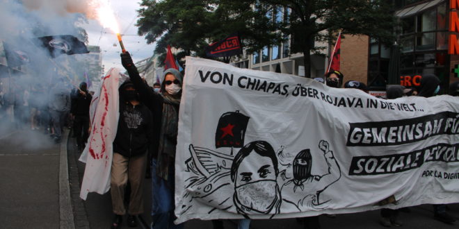 Zapatistas en Suiza: “estamos viendo que tienen ese valor y ánimo de luchar contra quien sea y derrocar el sistema capitalista”
