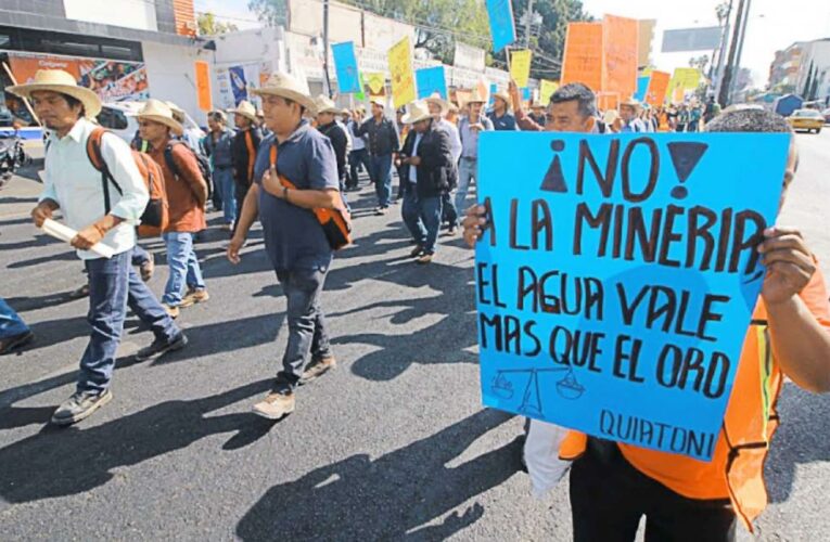 Pobladores de San Pedro Apóstol, Oaxaca exigen a Semarnat no ceder a presiones de minera