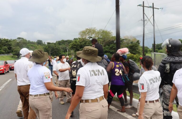 Colectivo acusa a la Guardia Nacional y al INM de uso excesivo de la fuerza contra migrantes