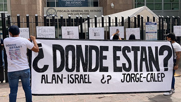 Familiares exigen que se dé con el paradero de los jóvenes potosinos desaparecidos en Jalisco
