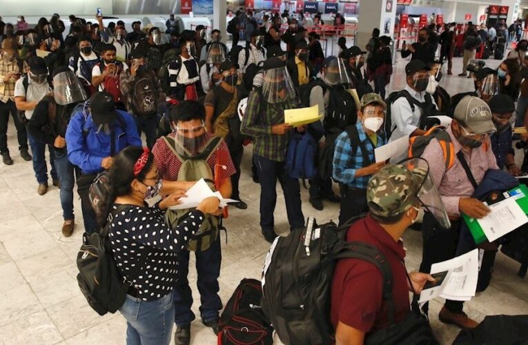 Cientos dan calurosa bienvenida a delegación de zapatistas en el aeropuerto de Viena