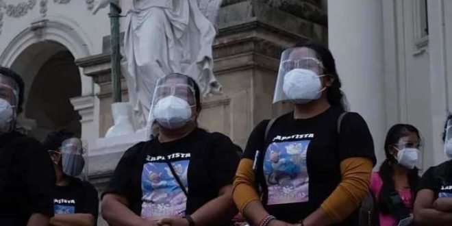 Inician protestas en Europa para exigir la presentación con vida de zapatistas secuestrados en Chiapas