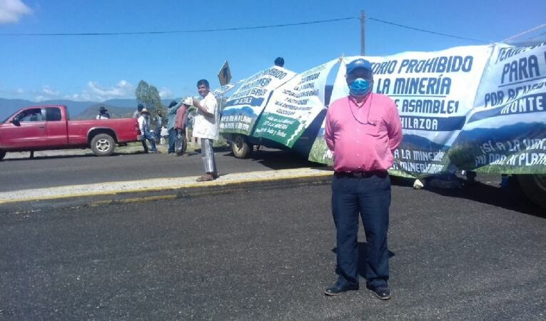 Con bloqueo carretero piden cancelar proyecto minero San José, en Oaxaca