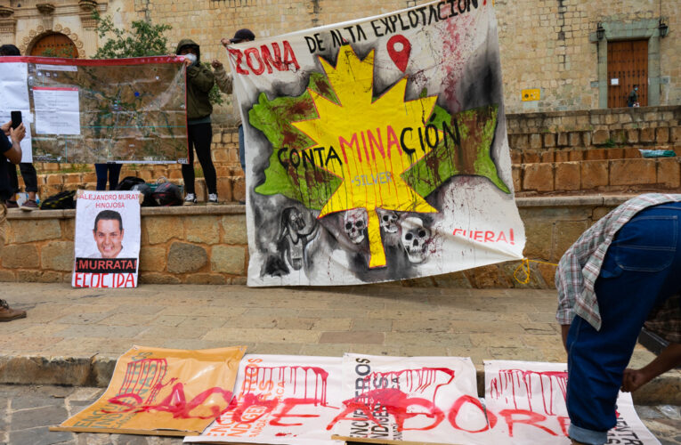 Oaxaca: Se manifiestan contra la minería canadiense