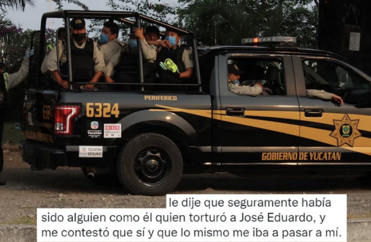 «Te pasará como a José Eduardo», amenaza Policía de Yucatán