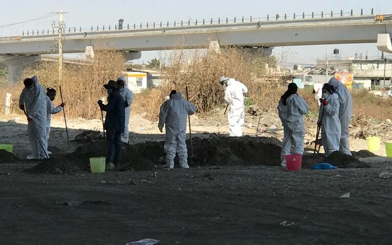 Culmina la etapa de búsqueda de desparecidos en el canal del desagüe en Ecatepec (Estado de México)