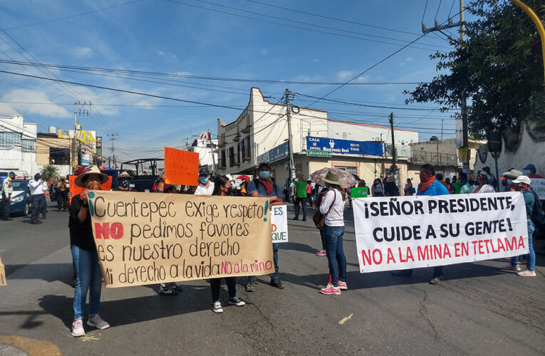 Pueblos nahuas se unen contra minera canadiense en Temixco, Morelos