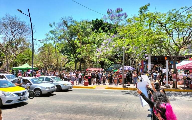 “Estamos en lucha, estamos acá”: Colectivos Feministas de la Mercadita Resistencia exigen protección (Jalisco)