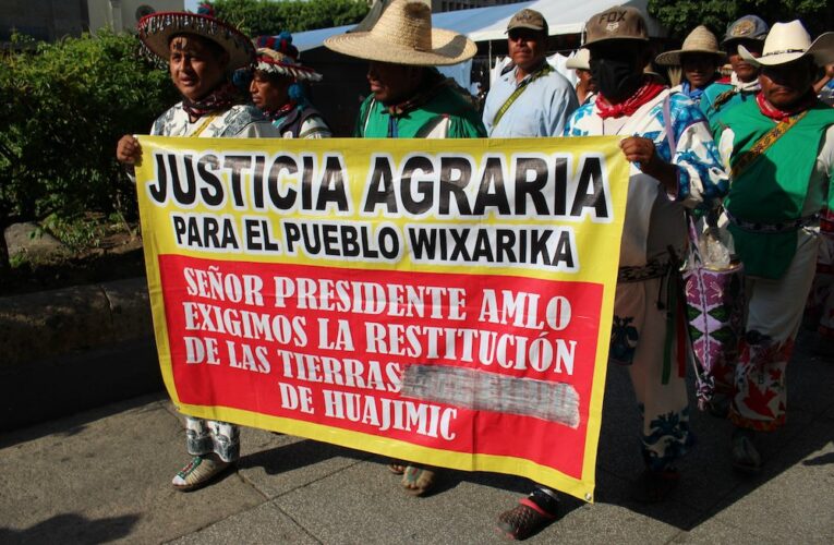 Caravana de Dignidad y Conciencia Wixárika avanza con paso firme hacia la CDMX