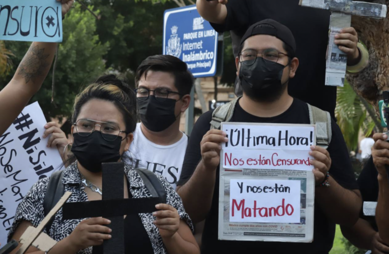 Periodistas de Yucatán alzan la voz contra la violencia y la censura