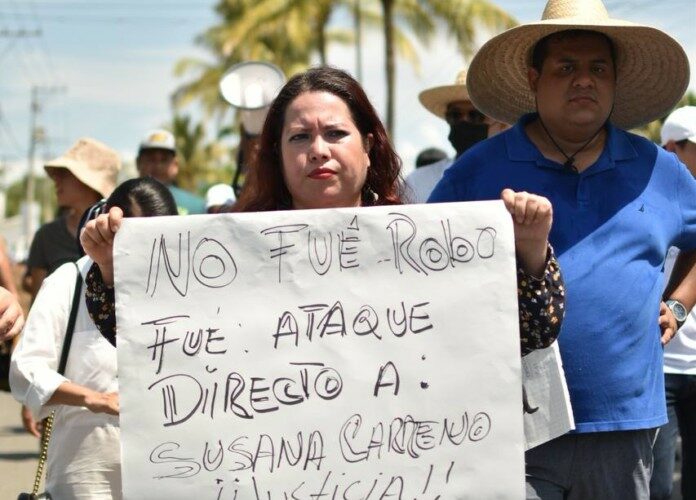 Marchan porque se reconozca que el ataque en contra de Susana Carreño fue producto de su labor como periodista (Jalisco)