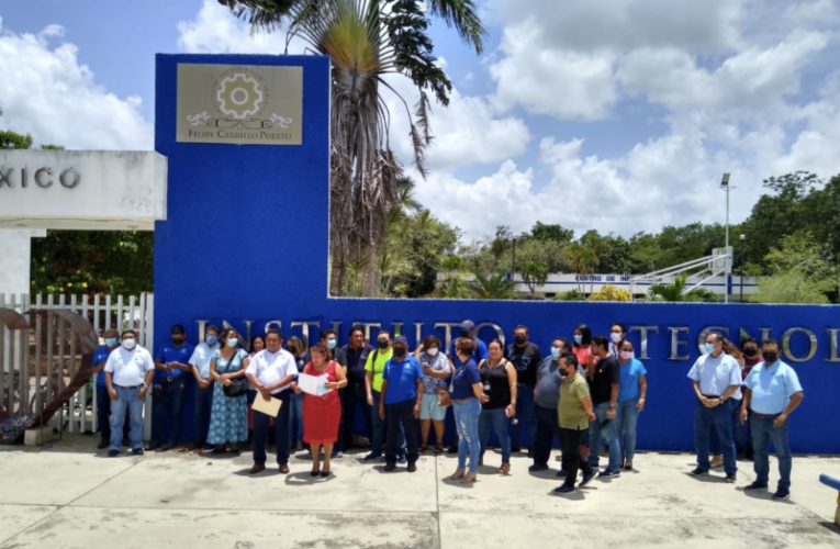 Amagan maestros del Tecnológico de Carrillo Puerto con paro laboral: Denuncian caso de acoso sexual, plazas sin asignar y falta de pago de bono (Quintana Roo)
