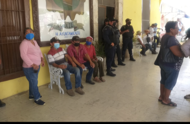 Ejidatarios de Ixil causan operativo de la SSP Yucatán tras bloquear a empresa