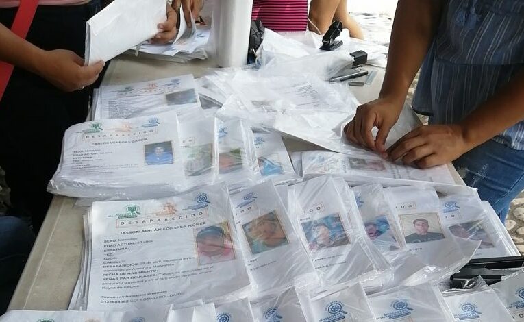 Falta establecer mecanismos para identificar a cuerpos encontrados en fosas, colectivo Solidarios de Búsqueda de Persona Desaparecidas (Colima)