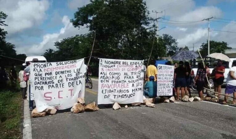 Ejidatarios de Tihosuco amenazan con bloqueo carretero (Quintana Roo)