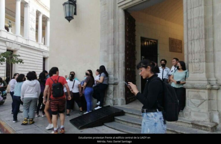 Alumnas de la Prepa 2 de la UADY protestan por caso de violencia sexual (Yucatán)