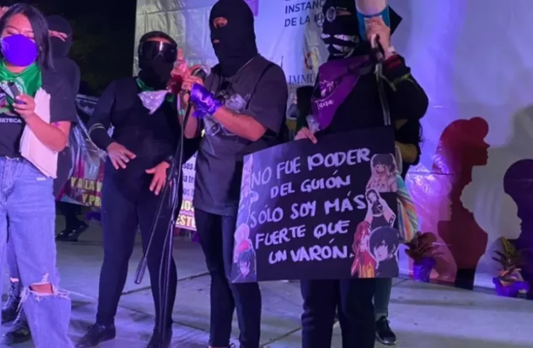Mujeres en la Mixteca exigen justicia por la muerte de Jenni Flor (Oaxaca)