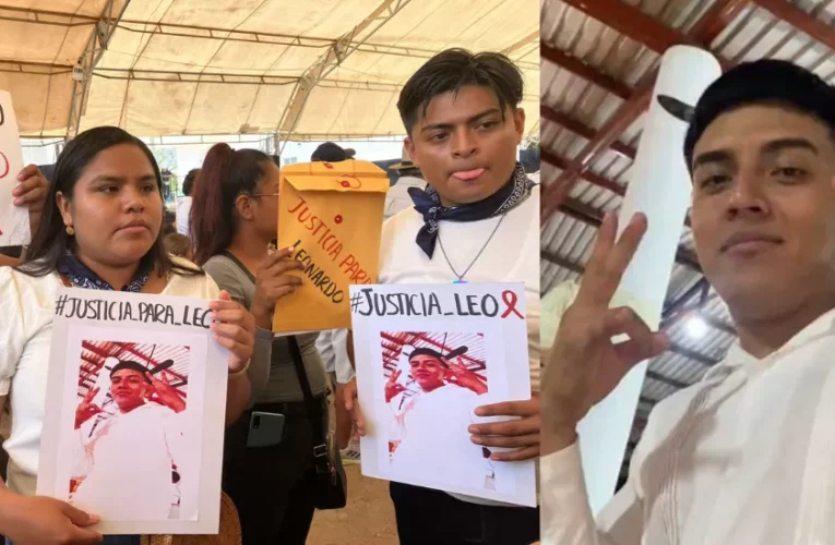 Exigen justicia para Leonardo; alumno del ITI que fue asesinado (Oaxaca)