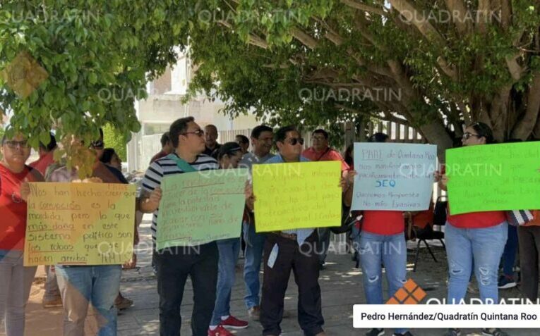 Maestros exigen ajuste salarial con recursos federales (Quintana Roo)