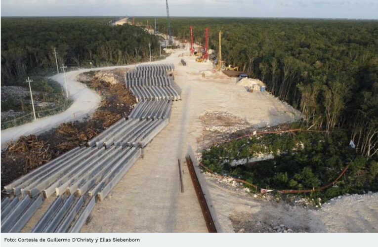 Aceleran obras en Tramo 5 del Tren Maya y recubren cavernas ante próxima inauguración, alertan activistas