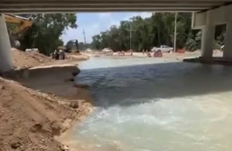 Tren Maya deja sin agua a Playa del Carmen (Quintana Roo)