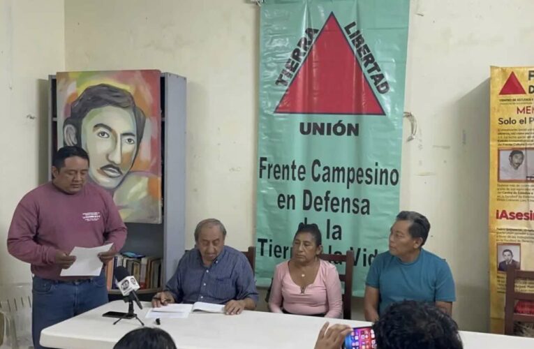 Criminalización en Yucatán por defender el agua y la tierra, acusan