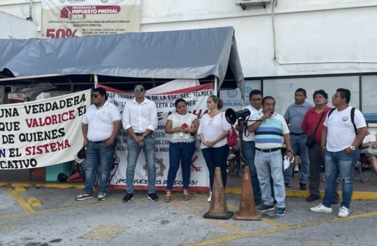 Desconocen maestros acuerdos con Secretaría de Educación: Alistan docentes acciones de protesta más intensas en Quintana Roo a partir del viernes