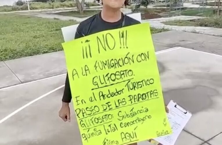 Rechazan fumigación con glifosato en Comala, advierten riesgos para la salud (Colima)